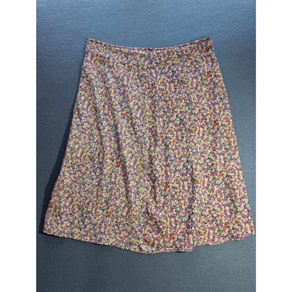 Scoop Women's Floral Mini Skirt Multi-Color Lightweight Size 16